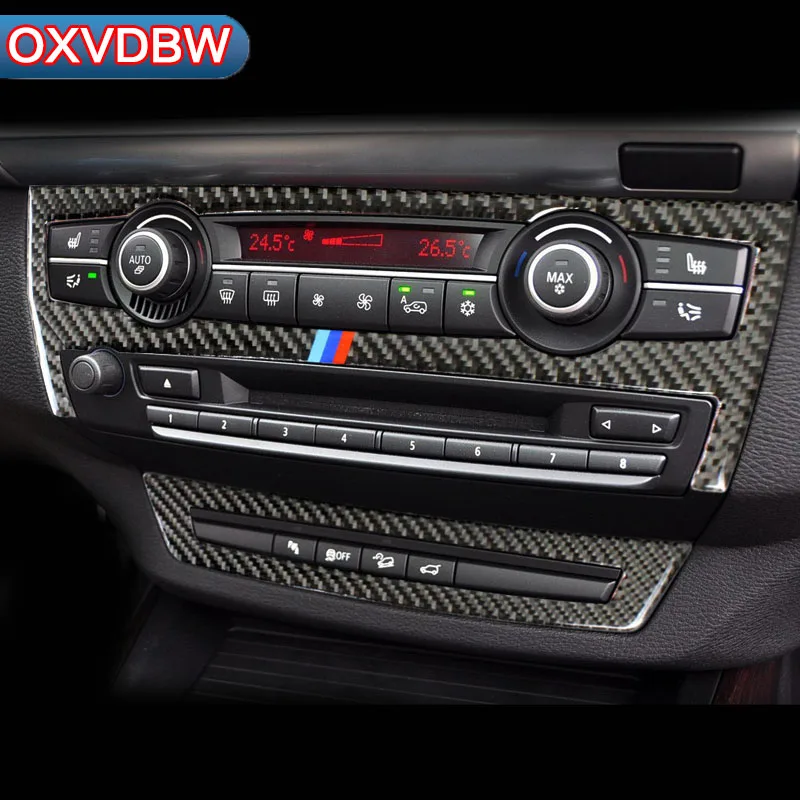 Для bmw x5 e70 x6 e71 аксессуары из углеродного волокна центральная консоль воздушная
