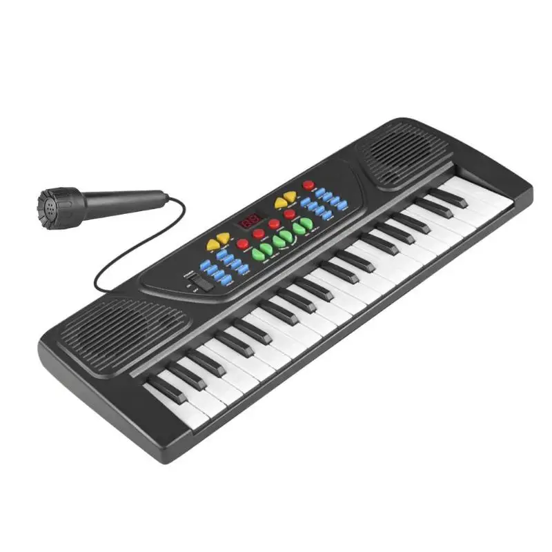 

37 Keys Electronic Piano Keyboard Electronic Digital Music Simulation Piano Keyboard Toy Kids Musical Instrument Educational Toy