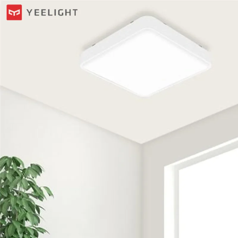 

Xiaomi Yeelight Square Smart LED Ceiling Light Smart Voice / Mi home APP Control LED Ceiling Light 50x50CM AC110-240V