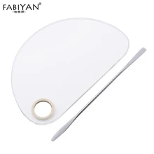 Акриловая палитра лопаточка из нержавеющей стали стержень косметический контур для лица основа тени для век смешивающий лак для ногтей набор инструментов