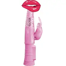 4play Deluxe Vibrator Bunny Rampant Thin Pink Consolator Dildo Vibrator