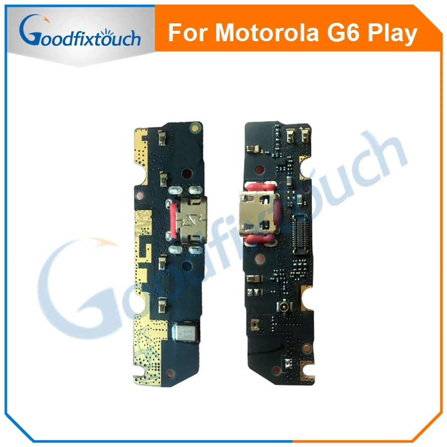 Зарядный USB порт для Motorola G6 Play модуль соединителя док станции гибкий кабель
