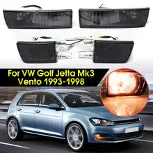 Для VW Golf Jetta Mk3 12 V 21 W спереди дым линза противотуманная фара сигнал свет лампы Фирменная Новинка