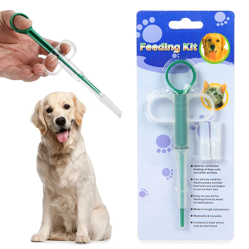 

Sale 3 Color Cat Dog Convenient Needle Feeder Pet Necessities 1PCS Feeding Medicine Pet Munchkin The Medicator Press Type