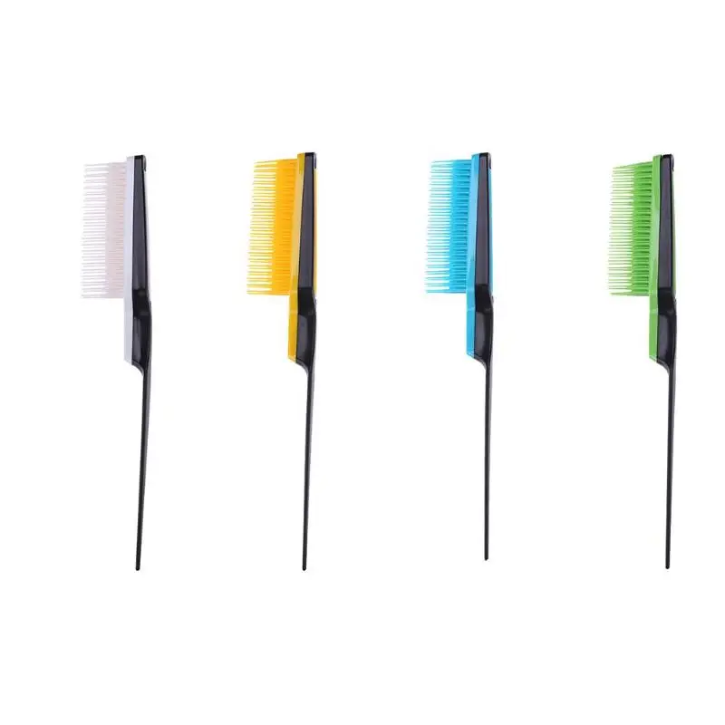 

Professional Hair Pointed Tail Comb Teasing Curly Hair Brush Salon Barber Hairdressing Styling Combs Tools Hairbrush Styling