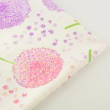 Розовый Одуванчик цветочный дизайн постельные принадлежности из хлопка Twill Tecido шитье лоскутное домашняя текстильная отделка Скрапбукинг