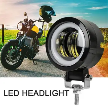 

20W Round LED Work Light Waterproof IP67 DC 10-30V Strip Light Motorcycle Fog Lamp with Aperture 6000K