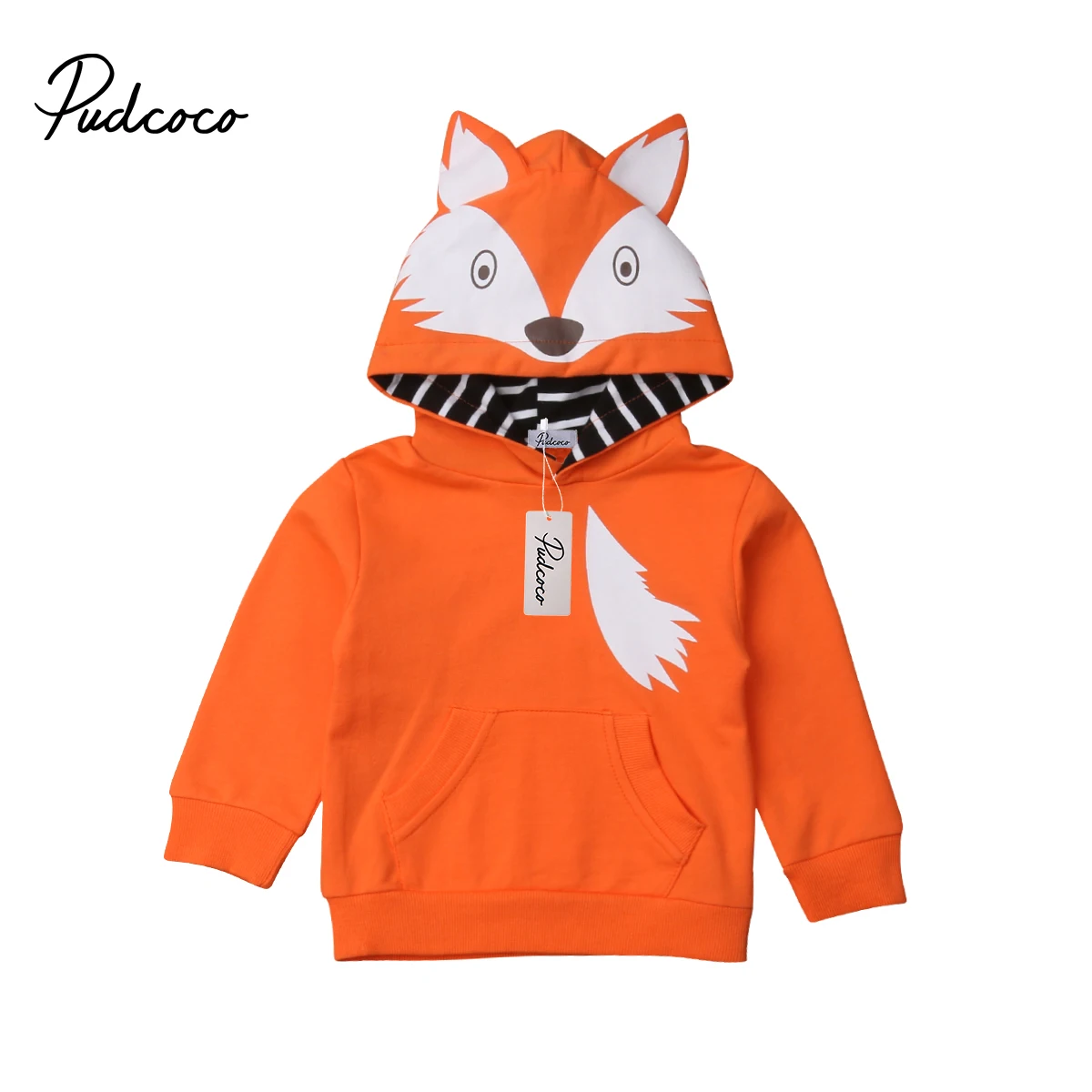 Ffox Baby Boys Girls Cute Bear Hoodies Sleeveless Zipper-up Vest Coats