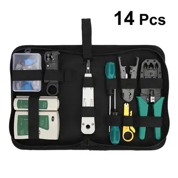 

14PCS/Set Network Line Installation Tool Manual Combination Tool Kit For Installation Fix Repair(No Battery Include)