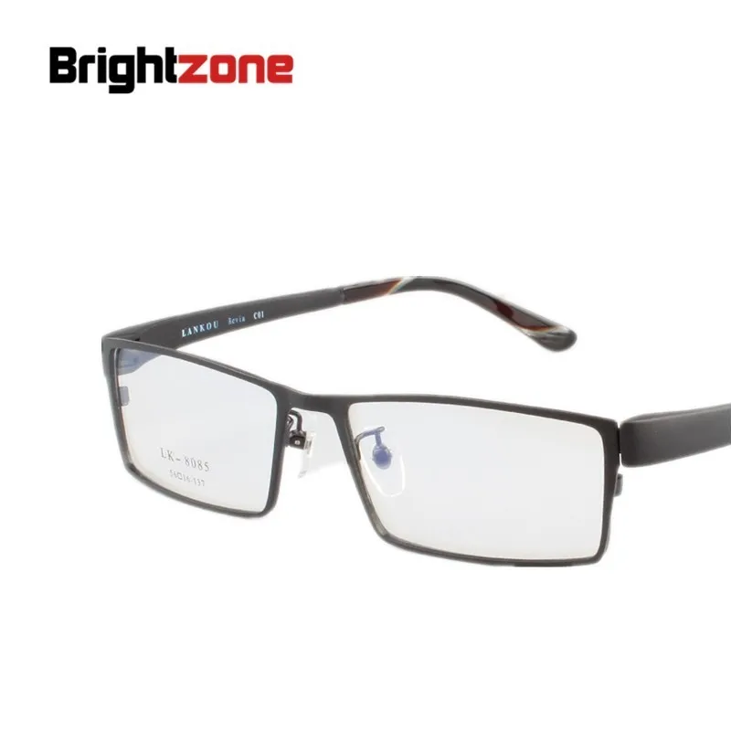 

Brightzone Fashion Titanium Alloy Full Frame Man Leisure Spectacle Glasses Vintage Computer Transparent Optical Nerd Eyeglasses