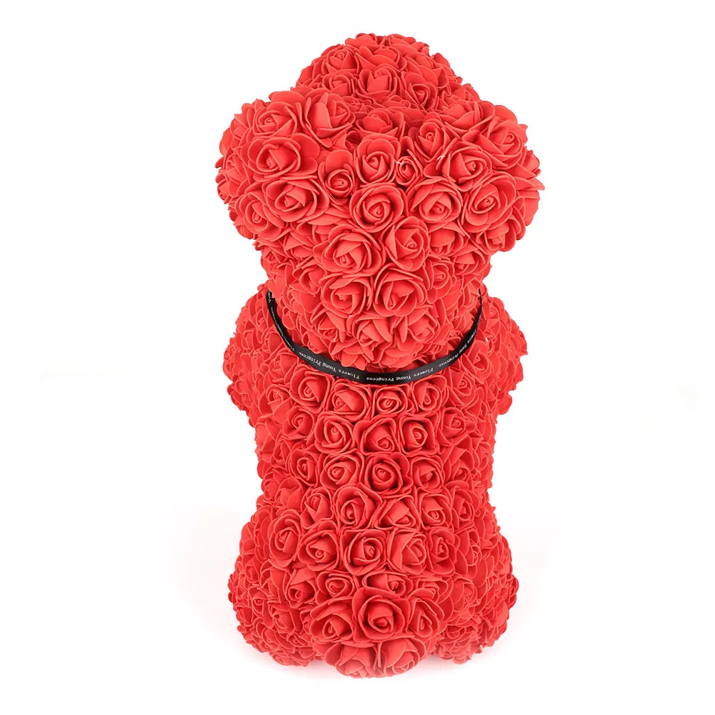 Модный подарок на день Святого Валентина 37 см романтическая искусственная Роза собака для свадьбы подруга юбилей подарок Креативный Diy