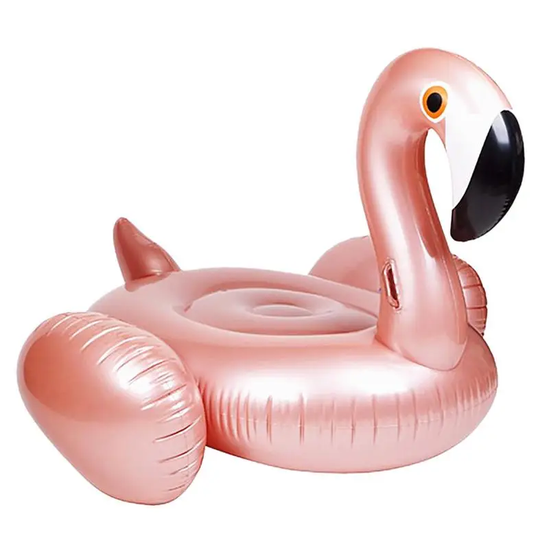 150 см 60 дюймов гигантский надувной фламинго бассейна розовый одежда заплыва кольцо взрослых детей воды для отдыха и вечеринок игрушечные