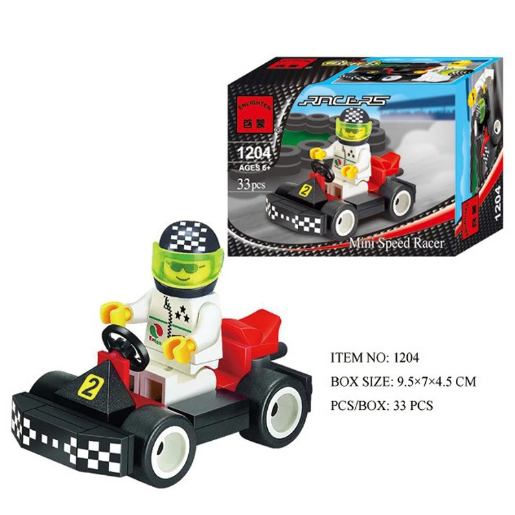 1204 33pcs Vehicle Constructor Model Kit Blocks Compatible LEGOings Bricks Toys for Boys Girls Children Modeling