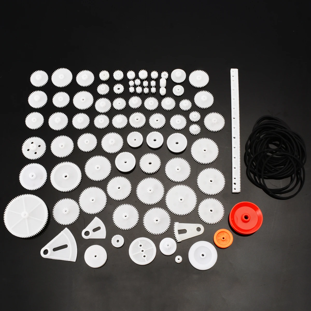 Nuevo 81 piezas de rueda de engranaje Kit surtido para Motor de caja de cambios juguete barco del coche del eje modelo manualidades hacer Mini engranaje de Nuevo 81 piezas de rueda de engranaje Kit surtido para Motor de caja de cambios juguete barco del coche del eje modelo manualidades hacer Mini engranaje de