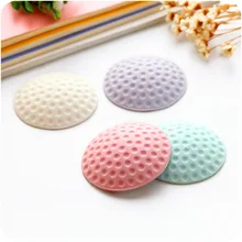 

4Pcs Door Lock Protective Pad Home Wall Stickers Wall Thickening Mute Fenders Door Wall Stick Golf Modelling Rubber Stickers