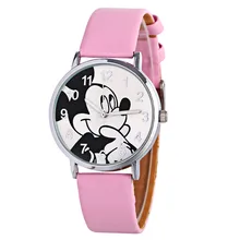 Children Cool Mickey Mouse Watch boys&girls Fashion Belt Quartz Watch Gift 