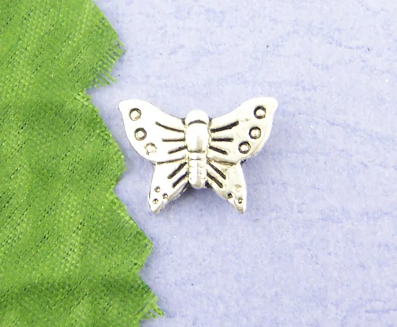 

30PCs Butterfly Carved Spacers Beads 12*17mm (B00581)