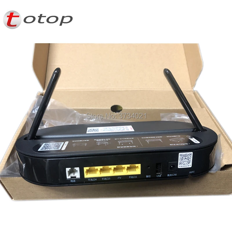 Продажа с фабрики Huawei HS8145V EPON ONU ONT 4GE 1Voice 2 4G 5G WiFi роутер английская прошивка FTTH