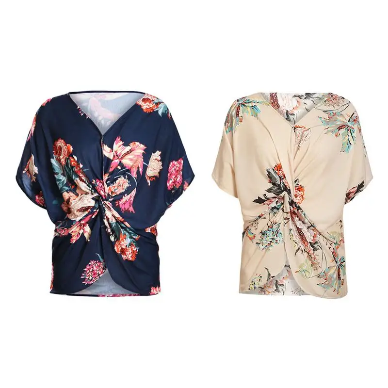 Womens Fashion Floral Print T-Shirts Mother