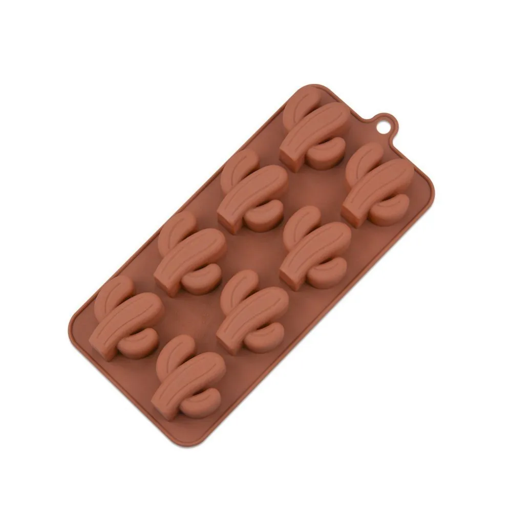 

Silicone Chocolate Candy Mold Lollipop Mould Ice Cream Makers Flamingo/cactus/maple/cherries Ice Cream Tools Colors By Random