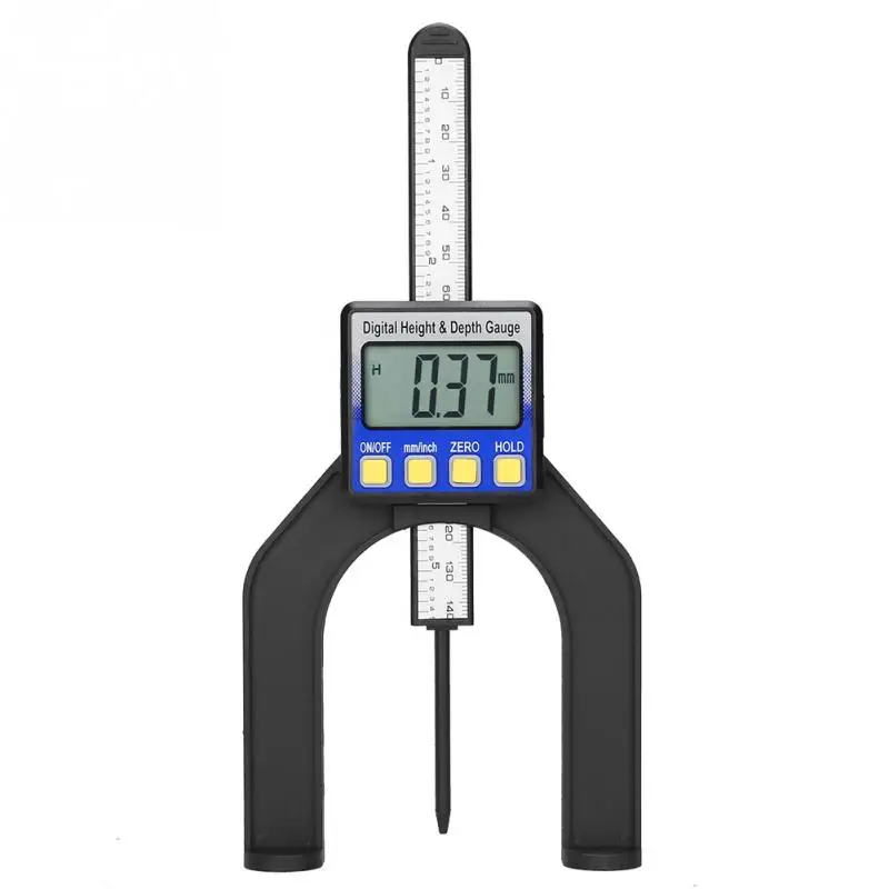 0-80 мм цифровая точность высота Калибр высота диафрагма глубина Калибр линейка с магнитными ногами база глубина измерительный инструмент