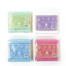 Уши хлопок случайные как чистое дерево изображения бутоны ватные палочки головка тампона мягкий двойной макияж