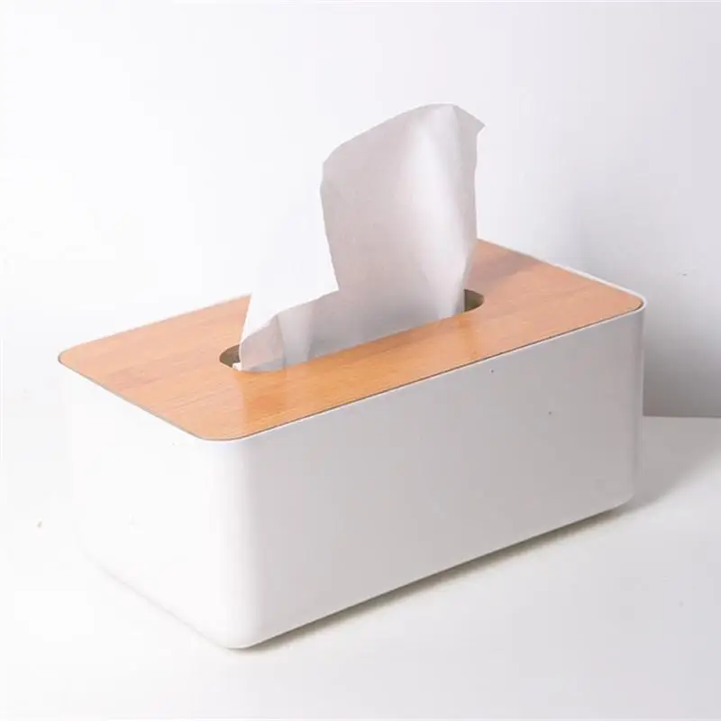 

Tissue Holder Rectangular Tissue Storage Box Cover Container Car Home Office Decoration