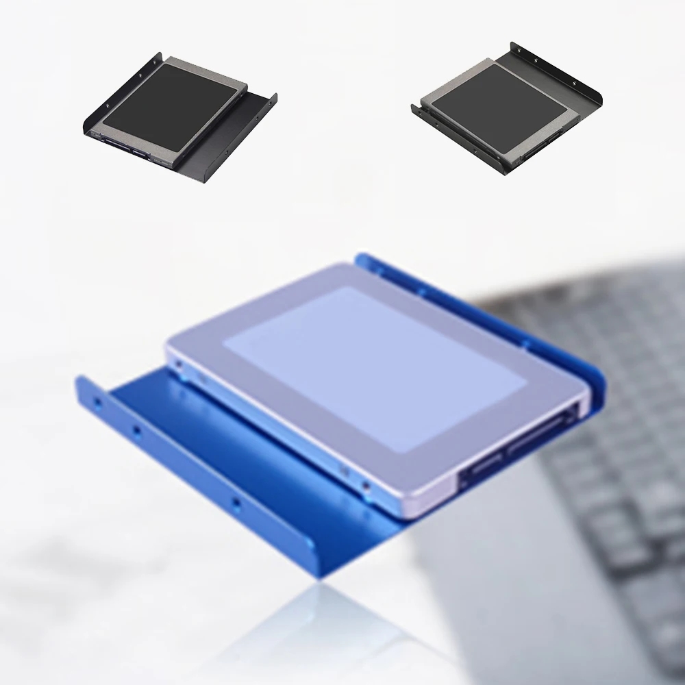 

2.5 to 3.5 Adapter Bracket SSD HDD Notebook Mounting Hard Drive Disk Holder New Hot