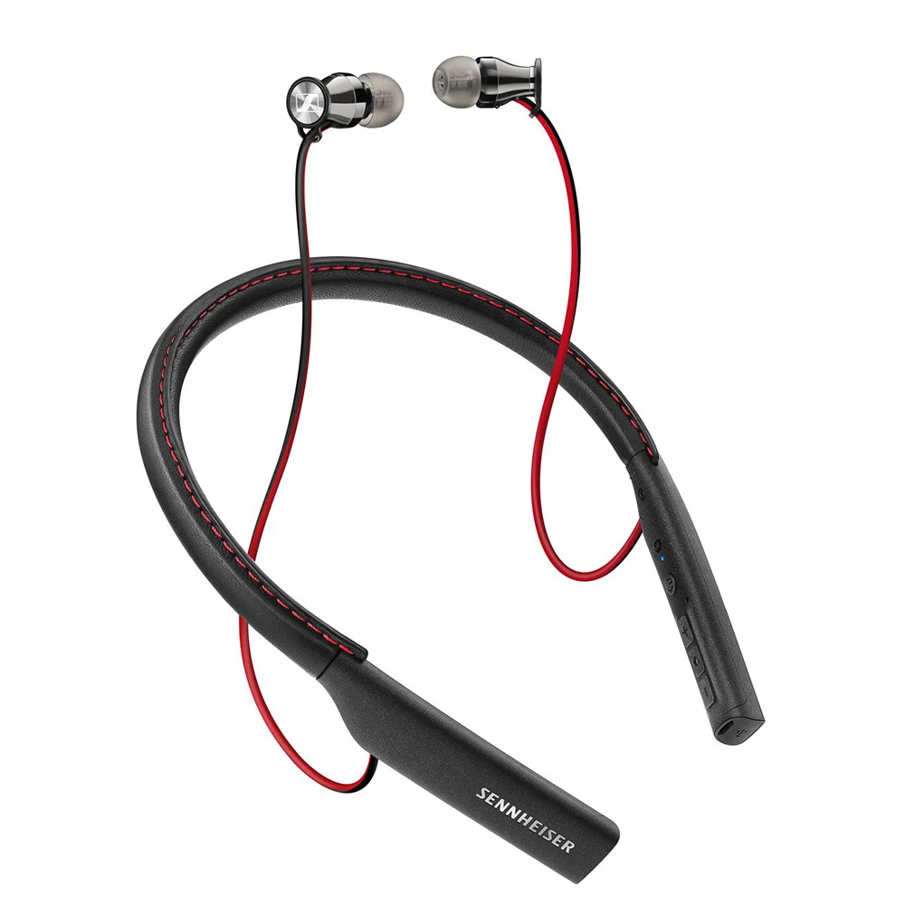 Беспроводные наушники Sennheiser Momentum Bluetooth, спортивные наушники с шейным ободком, наушники Apt-X AAC NFC с несколькими разъемами