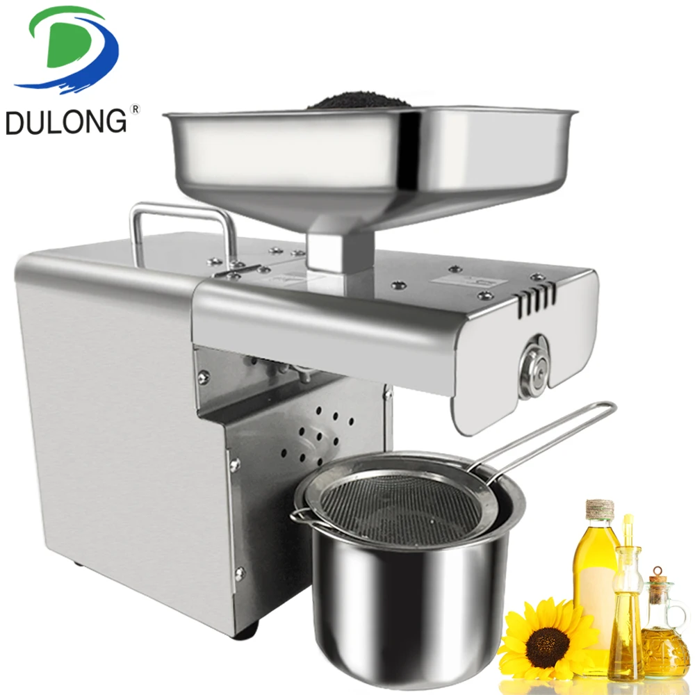 CE Certification Mini Small Home Oil Press Machine Cold Hot press for