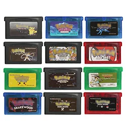 

32 Bit Handheld Console Video Game Cartridge Console Card Ash Grey/Liquid Crystal English Language US Version