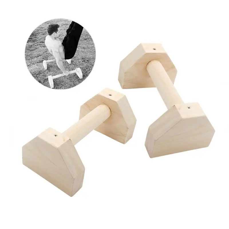 

Russian Style Stretch Stand Single Double Bars Calisthenics Handstand Personalised Bars Wooden Push-Ups Double Rod