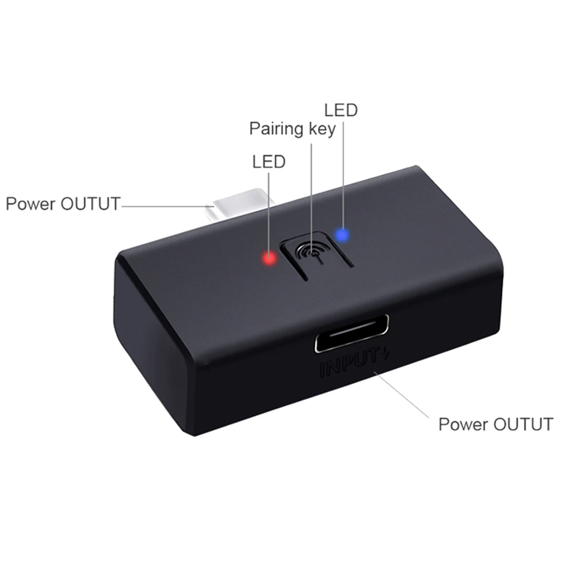 Универсальный беспроводной Bluetooth адаптер USB Type C для наушников аудиоприемник Nintendo