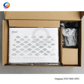 

15PCS Original ZTE GPON ZXA10 F660 ONU/ONT With 1GE+3FE+2POTS+WIFI+1USB,Optical Network Terminal English version free shipping