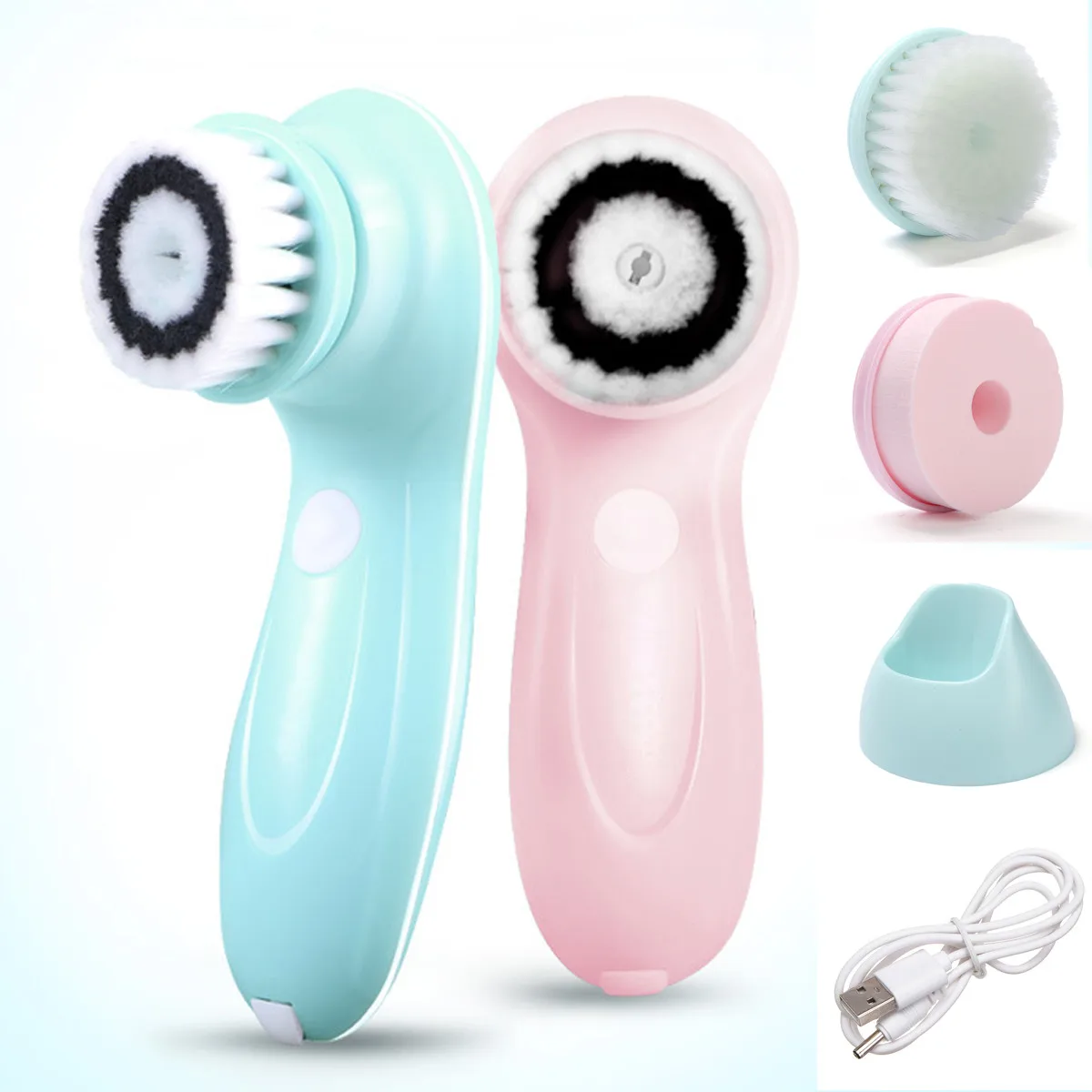 Buy Electric Facial Cleaner Brush Rotation Waterproof