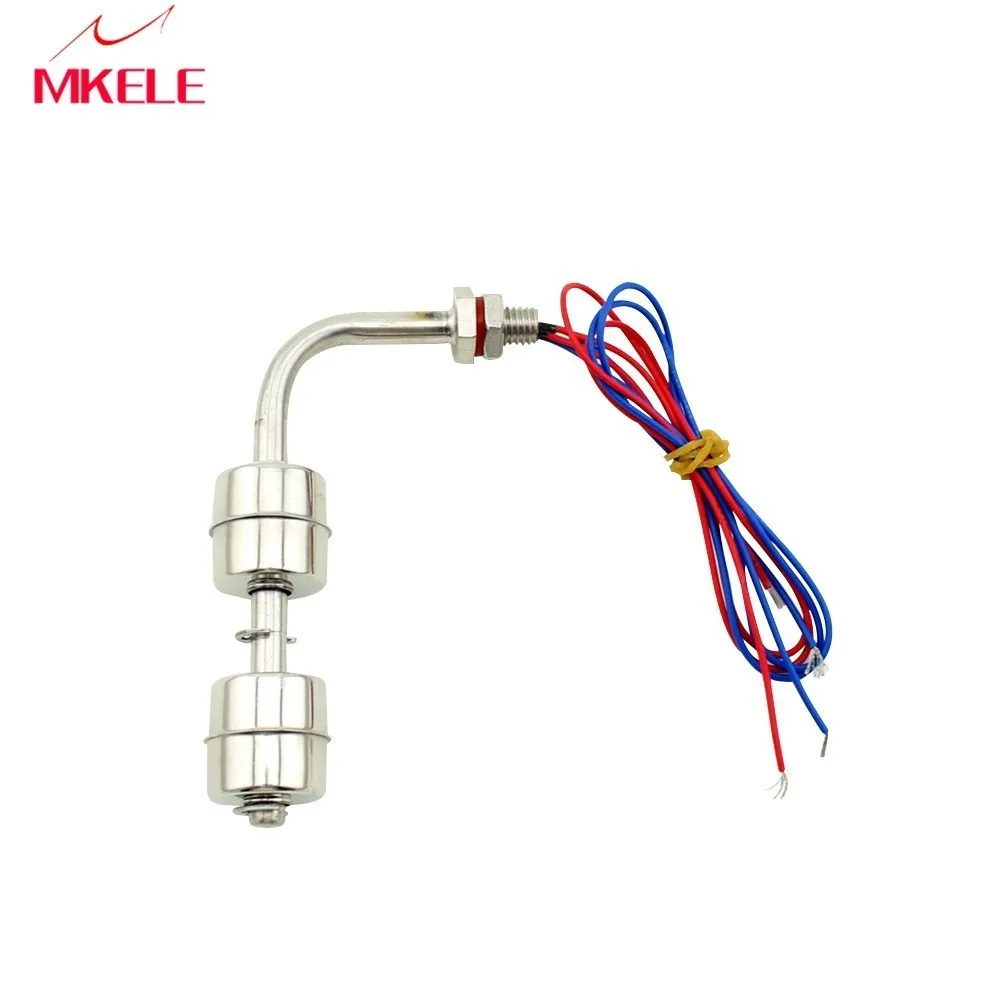

220v High quality Wired Liquid Level Sensor Dual Ball Stainless Steel Float Switch MK-SLFS11510-2