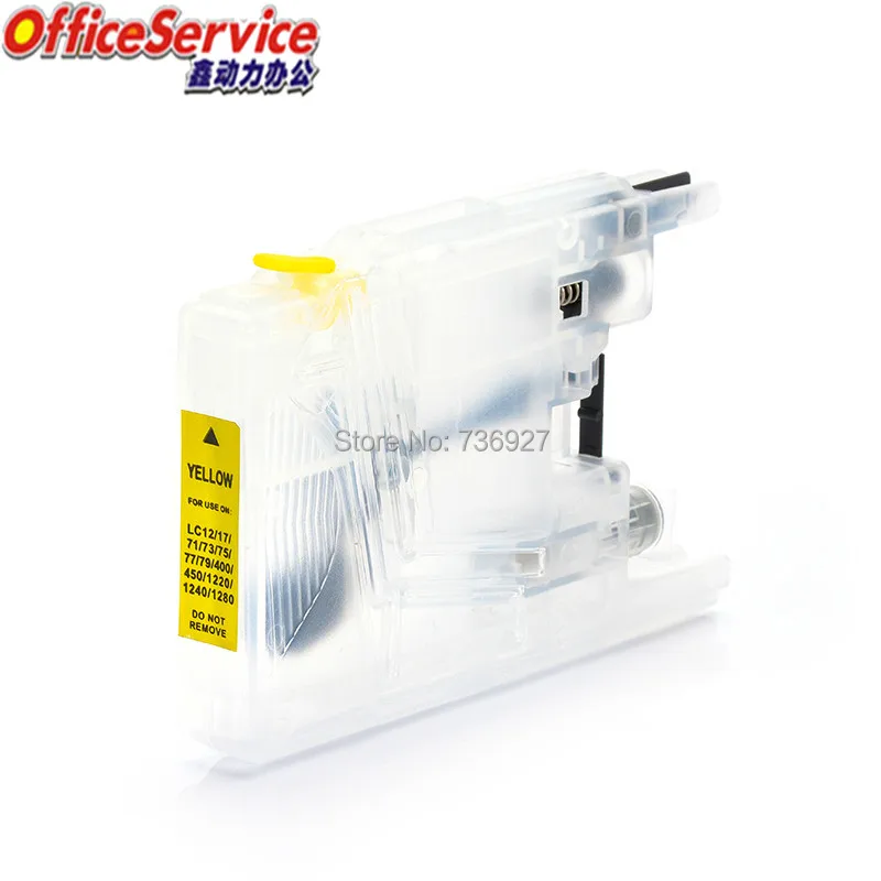 LC12 LC73 LC75 LC1220 LC1240 LC17 LC77 LC79 LC1280 многоразовый картридж для принтера Brother MFC J430W J6910DW