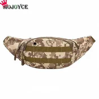 

Women Men Camouflage Sports Shoulder Waist Bag Multi-pockets Unisex Fanny Chest Belt Bags