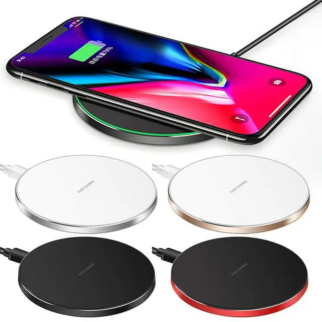Wireless Charger Qi 5W 7.5W 10W Wireless Charging Compatible for iPhone