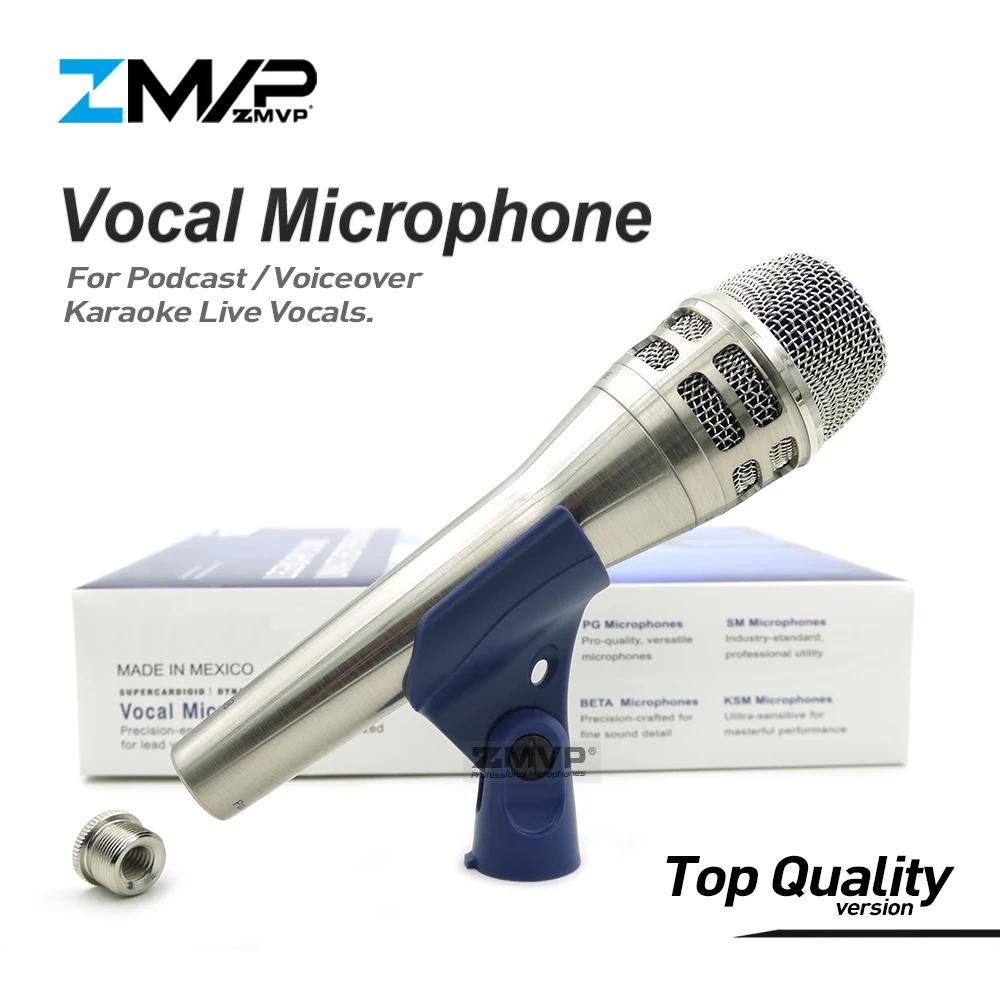 Высшее качество версия KSM8 Профессиональный живой вокал KSM8N динамический проводной микрофон караоке супер-кардиоидный Подкаст микрофонный микрофон