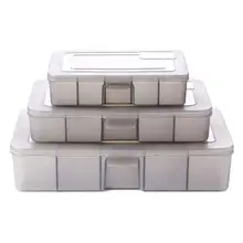 3 размера, коробка для рыболовных снастей, аксессуары, приманки, чехол для хранения, коробки для креветок, чехол для приманки, органайзер, приманки, Pesca Containe