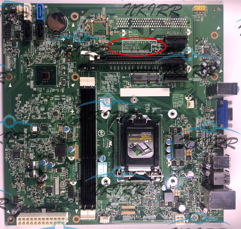 100% рабочий MIH81R материнская плата Great Bear 13040 1M 88DT1 GGDJT T1D10 для Dell INSPIRON 3847 3000 3647 MT Vostro 3800