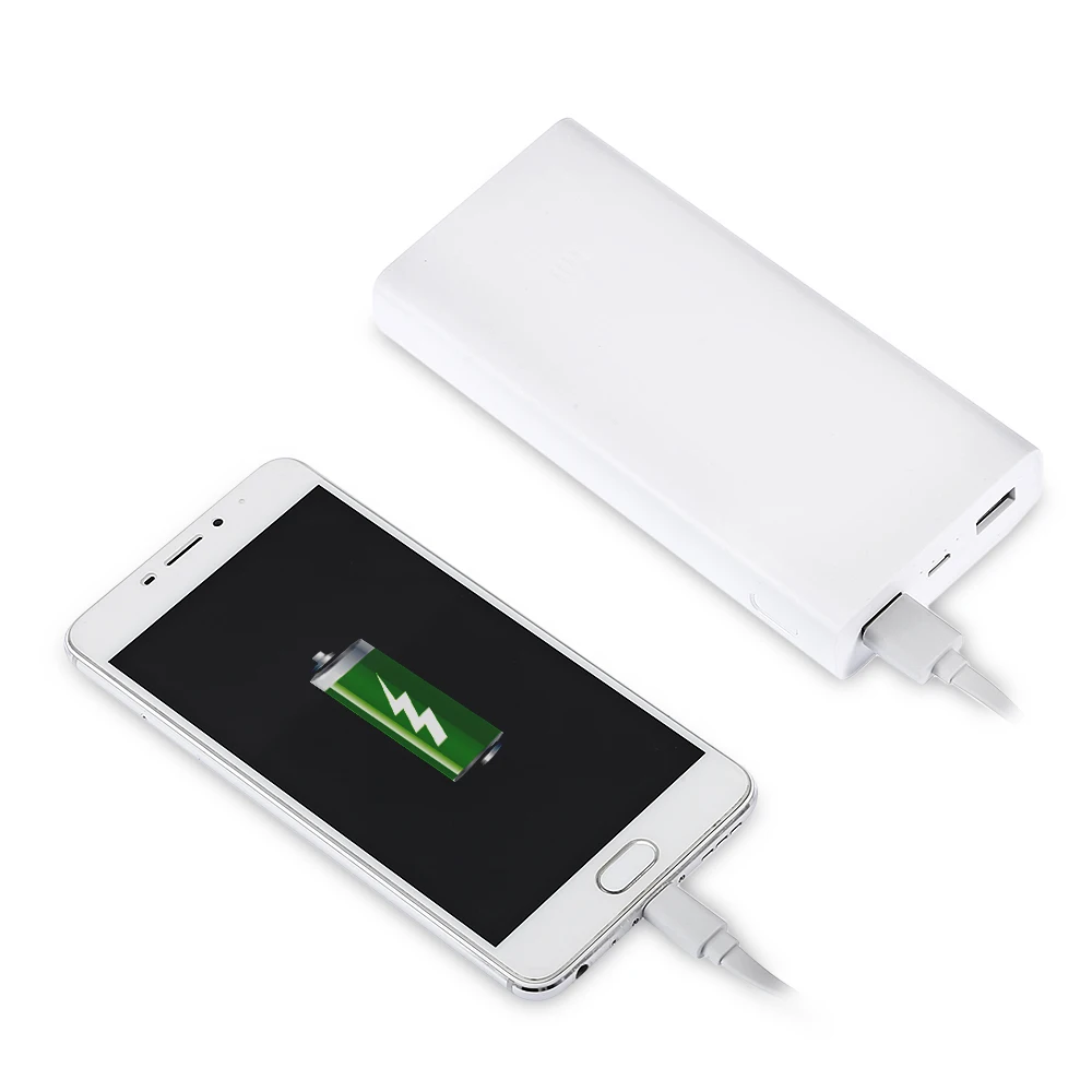 20000 мАч Внешний аккумулятор Xiaomi 2C внешний поддержка QC3.0 двойной USB портативный Mi
