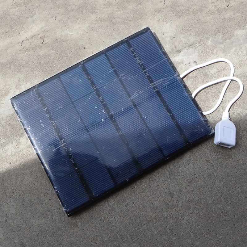 ELEG-3.5W солнечное зарядное устройство для мобильного телефона/мобильный Банк питания зарядное устройство поликристаллическая солнечная панель Зарядное устройство USB