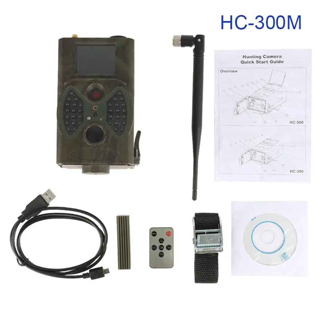 

HC-300M field tracking hunting camera waterproof LCD digital video reconnaissance infrared night vision HD 12MP MMS GPRS HWC