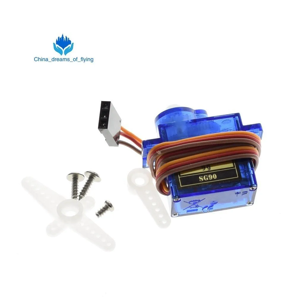 TZT Smart Electronics 1 шт. Rc Mini Micro 9g 6 кг Servo SG90 Для RC 250 450 Вертолет самолет автомобиль