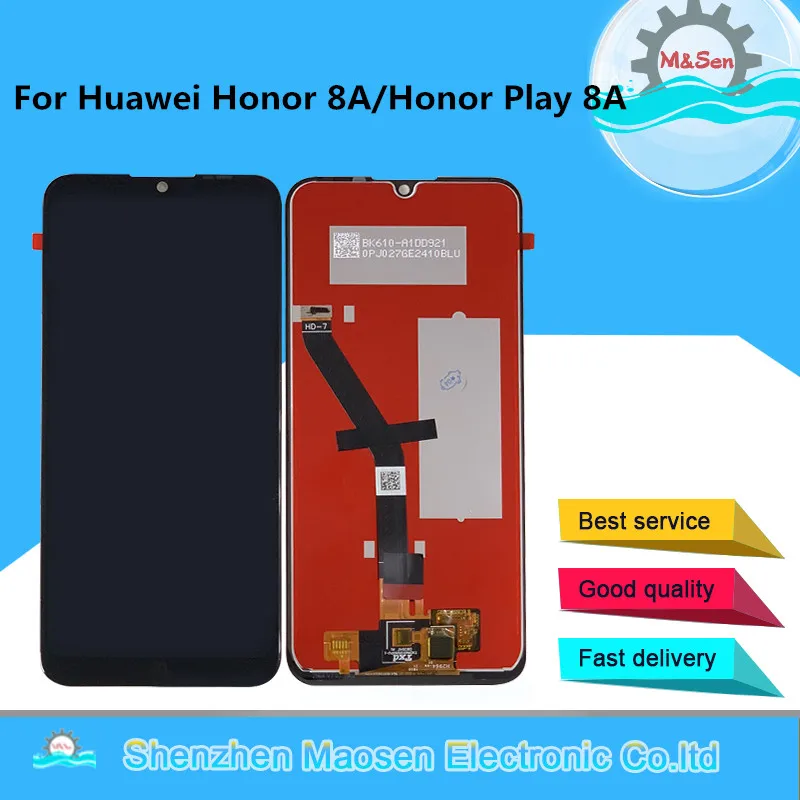 

Original Tested M&Sen For Huawei Honor Play 8A JAT-L29 LCD Display Screen+Touch Screen Panel Digitizer For Honor 8A Display
