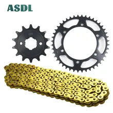 520H 14T 44T Motorcycle Motor Best Transmission Drive Chain and front rear sprocket set for HONDA CBR250 RH CBR 250 14 44 Teeth 520H 14T 44T Motorcycle Motor Best Transmission Drive Chain and front rear sprocket set for HONDA CBR250 RH CBR 250 14 44 Teeth