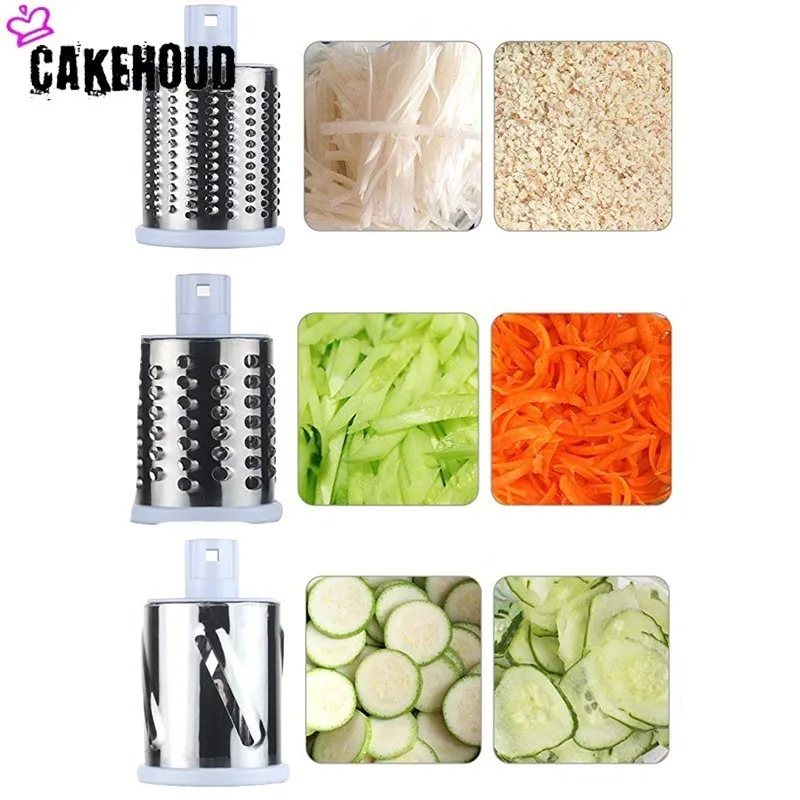CAKEHOUD овощерезка круглая мандолина ломтерка картофеля морковь с 3 лезвиями