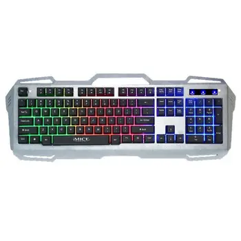 

IMice Wired Gaming Keyboard 104 Keys Backlit Keyboards Mechanical Feeling Gamer Keyboard For Tablet Desktop